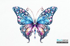 Bejeweled Butterfly PNG Clipart Product Image 1