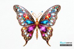 Bejeweled Butterfly PNG Clipart Product Image 1