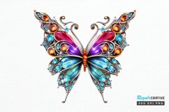 Bejeweled Butterfly PNG Clipart Product Image 1