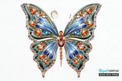 Bejeweled Butterfly PNG Clipart Product Image 1