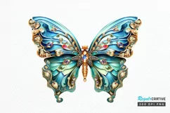 Bejeweled Butterfly PNG Clipart Product Image 1