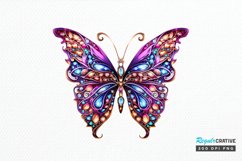 Bejeweled Butterfly PNG Clipart Product Image 1