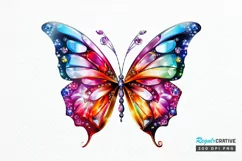 Bejeweled Butterfly PNG Clipart Product Image 1