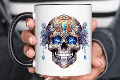 Bejeweled Face Skeleton PNG Clipart Product Image 2