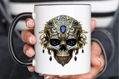 Bejeweled Face Skeleton PNG Clipart Product Image 3