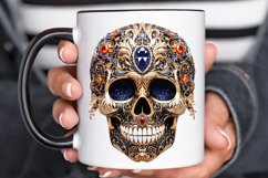 Bejeweled Face Skeleton PNG Clipart Product Image 2
