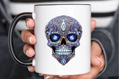 Bejeweled Face Skeleton PNG Clipart Product Image 3