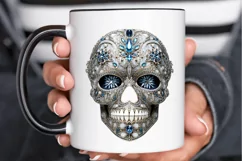 Bejeweled Face Skeleton PNG Clipart Product Image 2