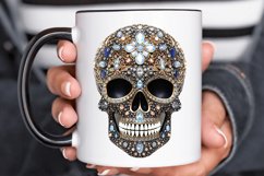Bejeweled Face Skeleton PNG Clipart Product Image 2