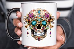 Bejeweled Face Skeleton PNG Clipart Product Image 2