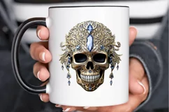 Bejeweled Face Skeleton PNG Clipart Product Image 3