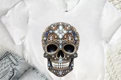 Bejeweled Face Skeleton PNG Clipart Product Image 3