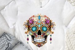 Bejeweled Face Skeleton PNG Clipart Product Image 3