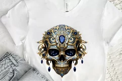 Bejeweled Face Skeleton PNG Clipart Product Image 2