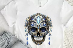 Bejeweled Face Skeleton PNG Clipart Product Image 3