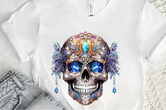 Bejeweled Face Skeleton PNG Clipart Product Image 3
