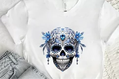 Bejeweled Face Skeleton PNG Clipart Product Image 3