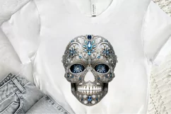 Bejeweled Face Skeleton PNG Clipart Product Image 3