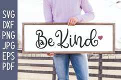 Be Kind SVG Product Image 1