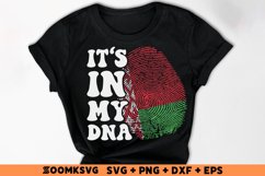 It's in my DNA Belarus Flag Fingerprint Sublimation PNG, SVG Product Image 2