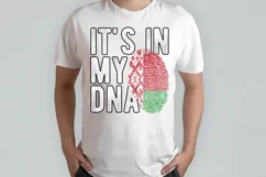 It's in my DNA Belarus Flag Fingerprint PNG Sublimation Product Image 1