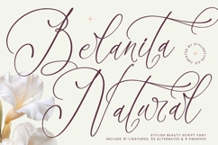 Belanita Natural - Stylish Beauty Script Font Product Image 1