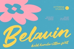 Belavin - Bold Handwritten Font Product Image 1