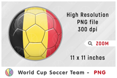 Belgium National Team Soccer Ball. World Cup 2026 Product Image 1