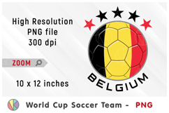 Belgium National Team Soccer Ball. World Cup 2026 Product Image 1