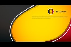Belgium layout background concept design template Product Image 2
