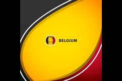 Belgium square layout background concept design template Product Image 2