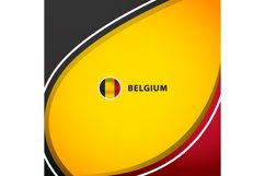 Belgium square layout background concept design template Product Image 1