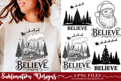 Believe Christmas Png Design Product Image 1