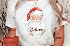 Believe Christmas Sublimation Design PNG Product Image 2