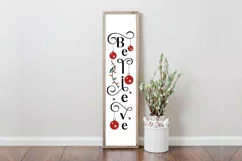 Believe SVG , Porch Christmas Sign SVG , Christmas SVG Product Image 3