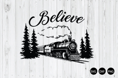 Christmas SVG, Christmas Train SVG, Polar Express SVG Product Image 1