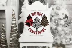 Believe In Christmas Sublimation | Christmas Trees Print Product Image 3