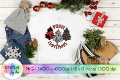 Believe In Christmas Sublimation | Christmas Trees Print Product Image 1
