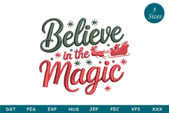 Believe In Magic Machine Embroidery Design Product Image 1