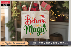 Believe In Magic SVG | Christmas SVG | Holiday SVG | Xmas Product Image 5