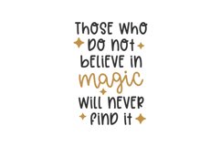 Believe In Magic SVG Cut File Product Image 1