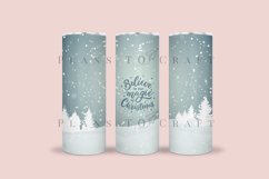 believe in the christmas magic skinny tumbler sublimation wrap with high resolution and transparant background are for 20oz and 30oz skinny tumbler