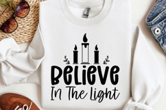 Believe in the light SVG, Christian SVG Product Image 1