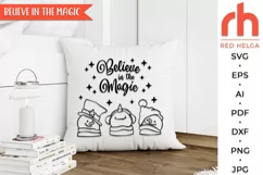 believe in the magic svg, xmas snowmen svg, snowman outline, xmas decoration svg, christmas scene svg, christmas sign svg, xmas window decor, winter theme svg, window cling svg, christmas card svg, christmas shirt, xmas decoration svg, holiday design