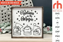 believe in the magic svg, xmas snowmen svg, snowman outline, xmas decoration svg, christmas scene svg, christmas sign svg, xmas window decor, winter theme svg, window cling svg, christmas card svg, christmas shirt, xmas decoration svg, holiday design