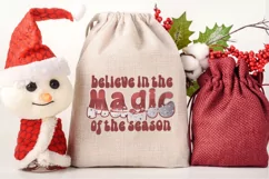 Believe in the magic of the season quote logo Product Image 4