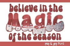 Believe in the magic of the season quote logo Product Image 1