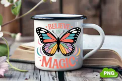 Believe In The Magic PNG, Butterfly PNG, Butterfly Clipart Product Image 2
