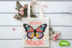Believe In The Magic PNG, Butterfly PNG, Butterfly Clipart Product Image 4