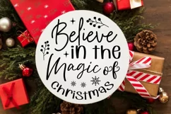 Believe in the magic of Christmas SVG , Christmas SVG Product Image 3